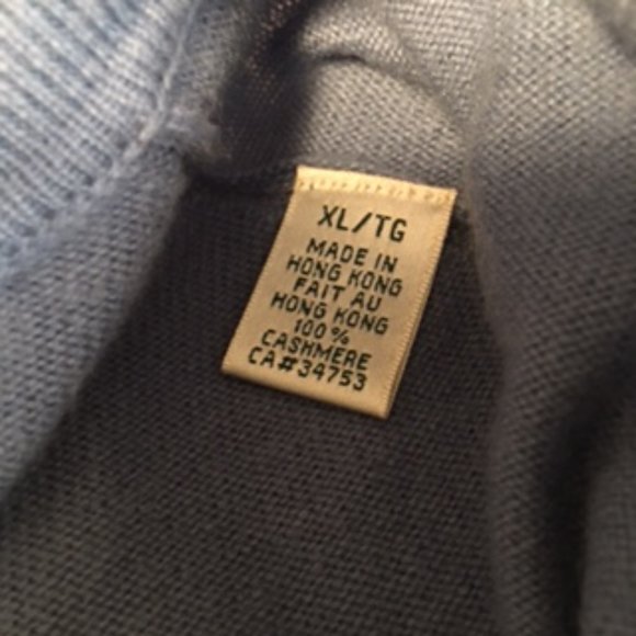 New with tags  Fairway & Greene 100% Cashmere Polo Sweater  XL - Picture 10 of 10